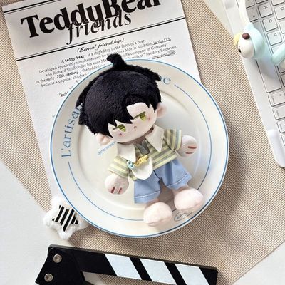 捶捶体15cm青枝绿叶娃衣站姿棉花娃娃正常体海星体公仔换装衣套装