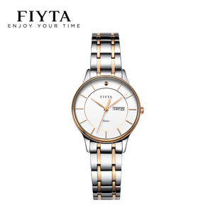 正品飞亚达手表石英手表女表休闲时尚防水钢带手表M800011.MWM