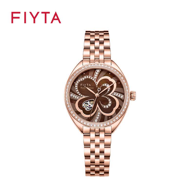 2020新品飞亚达四叶草女表自动机械防水休闲女腕表LA862028.PKPD