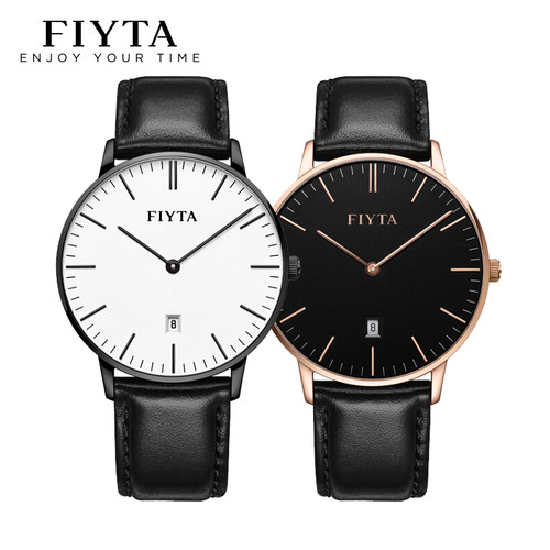 飞亚达超薄学生防水休闲风石英表