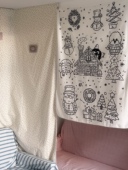 原创手绘圣诞小众挂布背景布 Nowhy·snow why shop·歪店