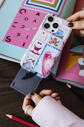 No!whyshop韩系磨砂插卡手机壳