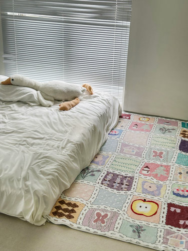 正版原创柔软加厚仿羊绒地毯地垫