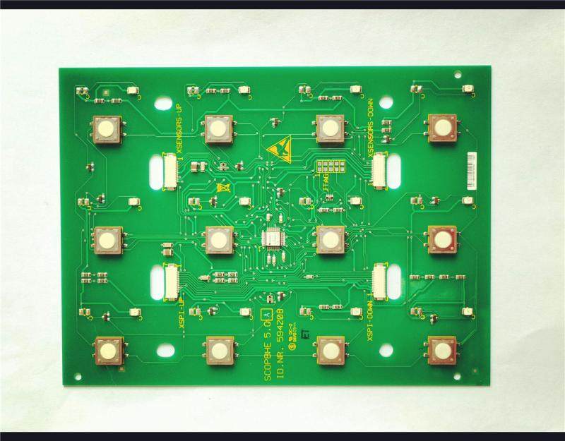 电梯按钮板坏了?别急着换整台电梯_PCB电路板_淘宝数码网