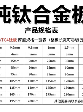 耐腐蚀TC4钛合金板材TA1钛板TA2切割薄钛片厚钛块零切定制 钛合金