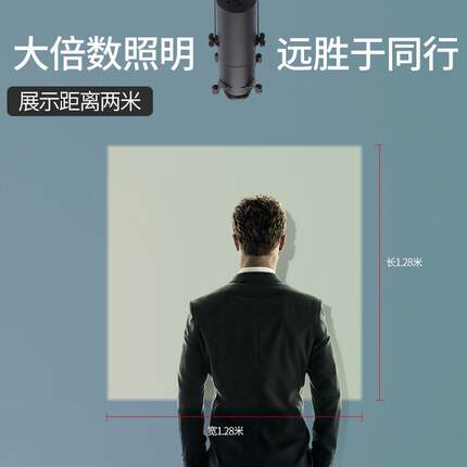 切光灯 字光廊展览展会画明装博物馆聚光可调光led轨道截照画画灯