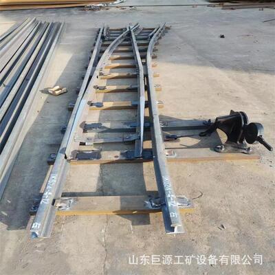交线岔厂家直营叉多种 渡铺设方便对称 矿道用双开复式交分道岔