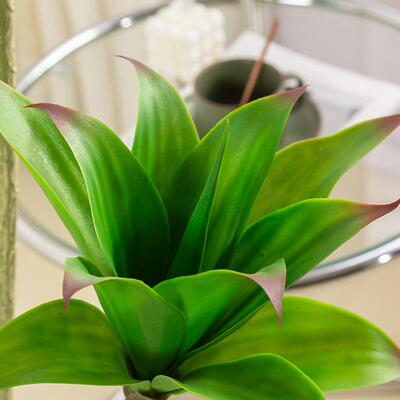 北欧ins风仿真大型植YJ-00103物睡装莲栽家居室内盆落地客厅饰假