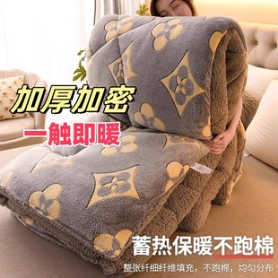 羊羔绒被子加厚保暖棉被被芯冬季双面加绒