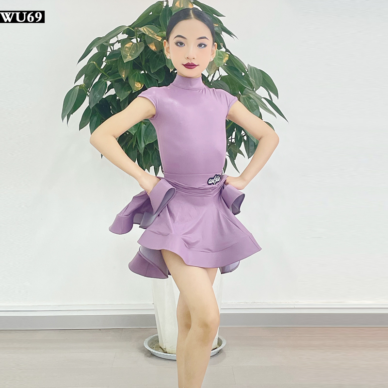 女童拉丁舞比赛服2025新款