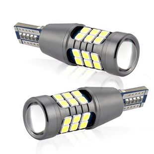 高聚光强光倒车led灯改装超亮汽车流氓倒车灯泡辅助灯后尾灯T15