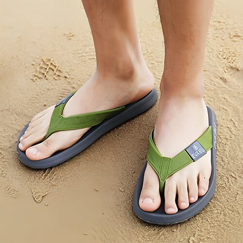 夏季男士休闲人字拖外穿防滑沙滩