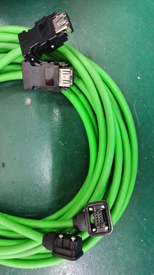 三菱伺服编码器线MR-J2S系列驱动器和编码器连接线，MR-JCCBL5M-L