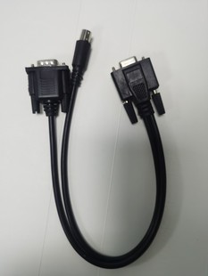 一出二485线昆仑通态触摸屏系列和plc系列一拖分二通讯232接口线