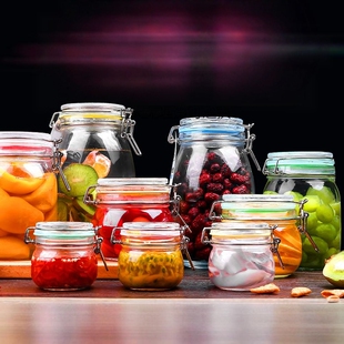 玻璃密封罐小号迷150ml你食用玻璃罐密封玻璃瓶小泡酒食品小罐子