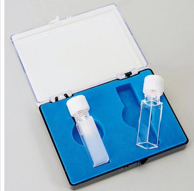 AS ONE生命科学分析食品检查 分析用品 螺旋盖石英比色皿CUVETTE