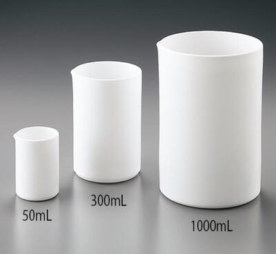 AS ONE计量器具试验器具耗材 玻璃树脂量器 PTFE烧杯 BEAKER PTFE