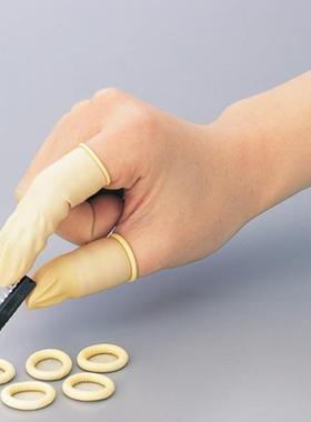 指套AS ONE安全保护手套/指套 防带电护指套 无粉/黄色FINGER COT