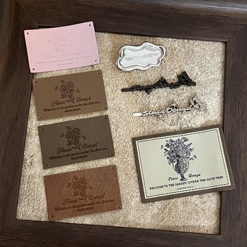 金属标装饰布标DENGD手工DIY配件