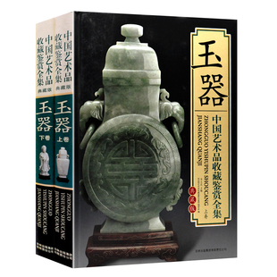 精装2册 中国艺术品收藏鉴赏全集 玉器 典藏版 文玩古玩收藏玉器玉石鉴定书籍入门知识大全 天然寿山石灵石彩色图解