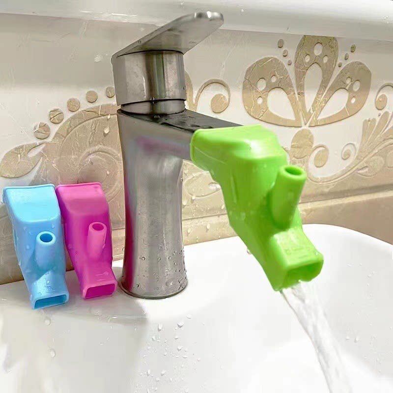 硅胶水龙头延伸器防溅神器水嘴接头家用引水延长器儿童宝宝洗手器