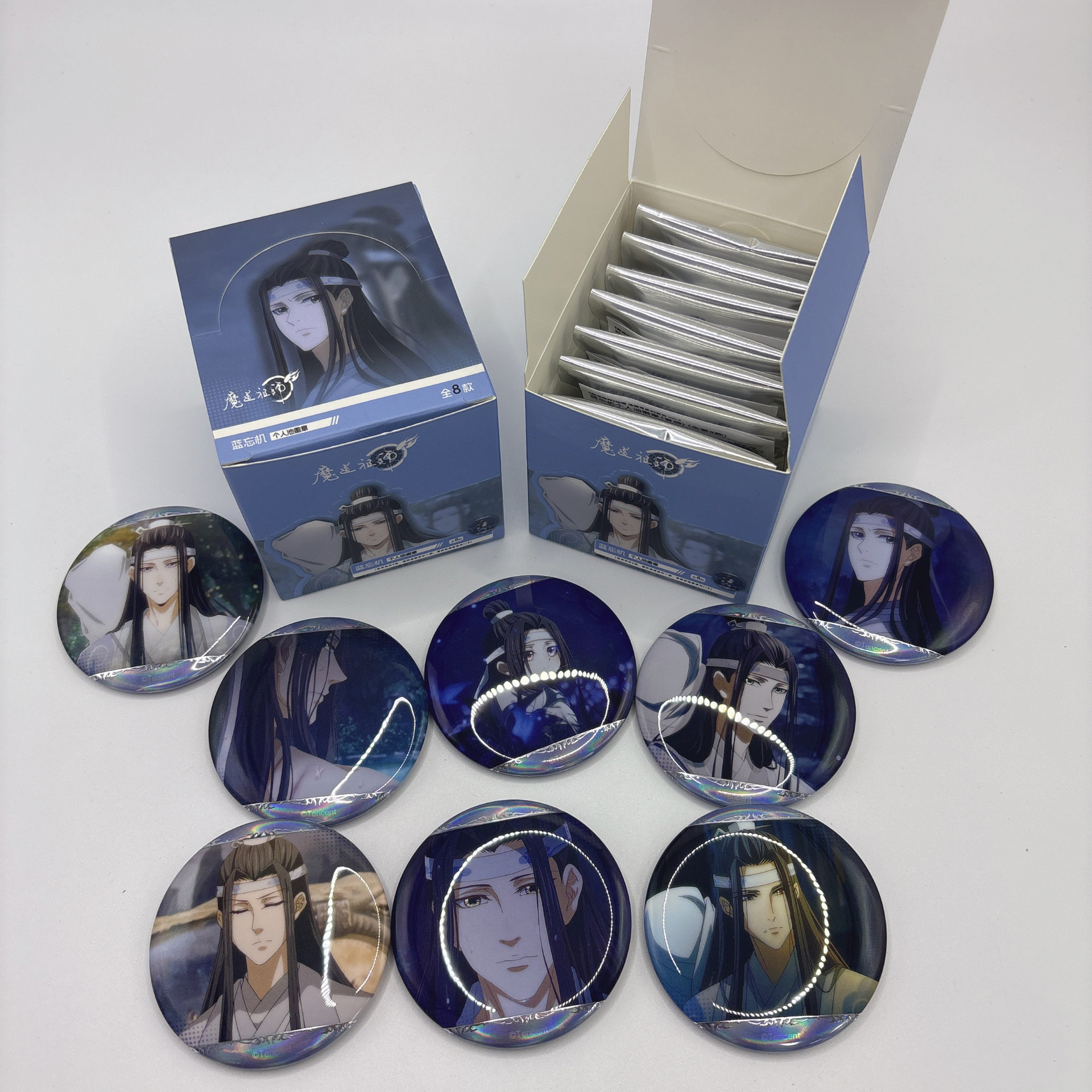 新款《魔道祖师》场面写系列官谷 vol.2蓝忘机个人池徽章