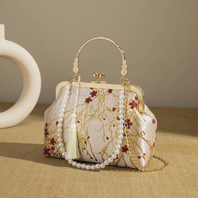 原创金底红花复古配旗袍汉服茶服婚嫁手提送长辈斜挎女古风喜婆包,箱包皮具/热销女包/男包,通用款女包,淘宝优惠券,粉丝福利购,淘宝优惠卷