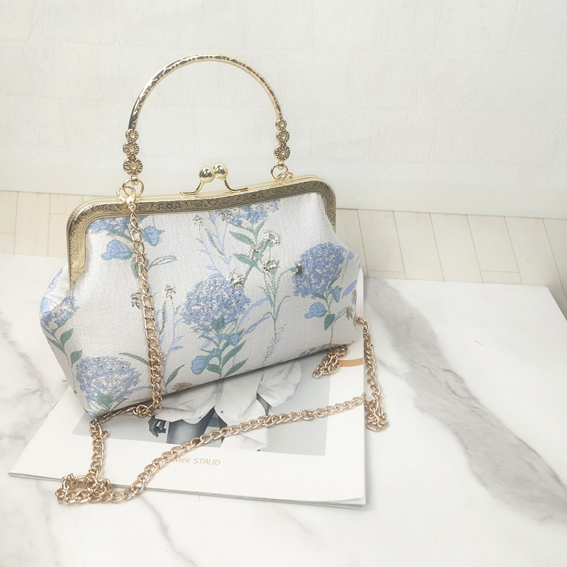 中国风单肩斜挎小清新夏汉服包包古风手提旗袍包包质感百搭口金包,箱包皮具/热销女包/男包,通用款女包,淘宝优惠券,粉丝福利购,淘宝优惠卷