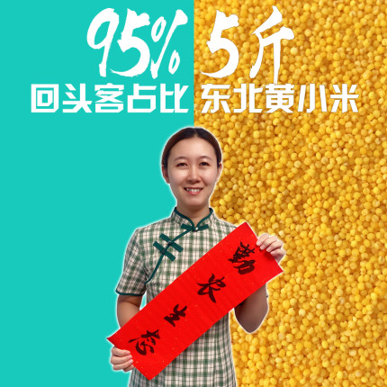 5斤 2025东北黄小米新米 吃的糯小米粥 农家自产有机杂粮孕妇宝宝