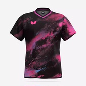 Butterfly蝴蝶日本男女通用尤芬尼乒乓球服比赛衬衫 上衣吸汗速干