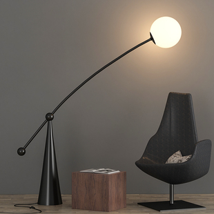 钓鱼灯落地灯客厅沙发简约轻奢立式高级感氛围网红卧室北欧ins风