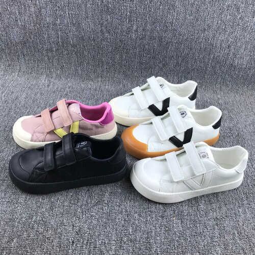 中大童魔术贴宽楦轻便软底板鞋
