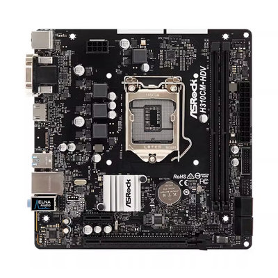 ASROCK/华擎科技 H310CM-HDV主板 准ITX19.1*18.8cm支持8/9代9700