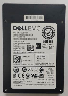 EMC 960G 12GSAS 0TM62W 服务器固态 满寿命 提供测报2020年