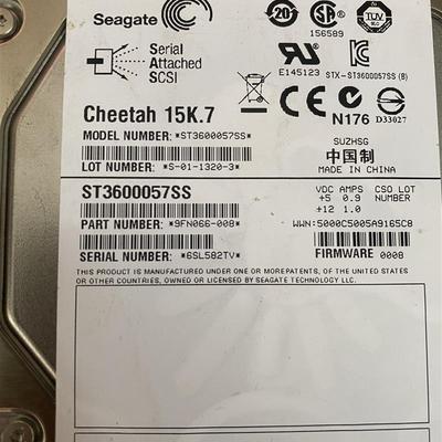 原装 希捷/联想 ST3600057SS 600G 3.5寸15K SAS 6GB  服务器硬盘