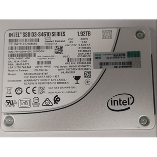 SATA P05960 1.92T MK001920GWTTL 服务器固态SSD提供测报