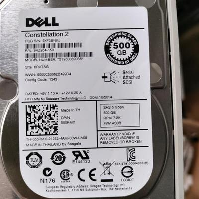 希捷 DELL ST9500620SS 500G SAS 6G 7200 2.5寸企业级硬盘055RMX