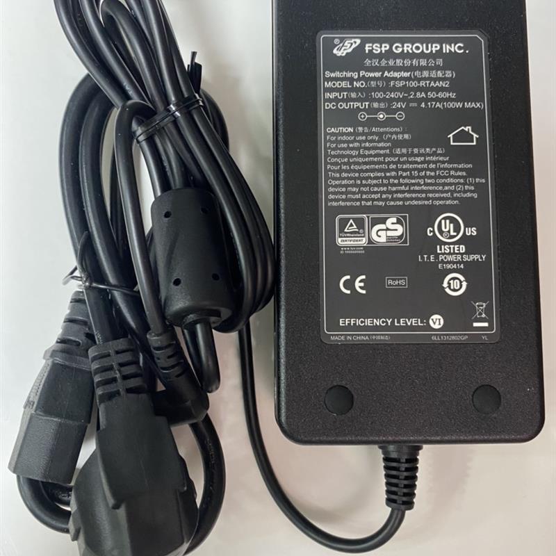 打印机适配器全汉24V4.17A三针3孔 24V 5.5口电源线FSP100-RTAAN2
