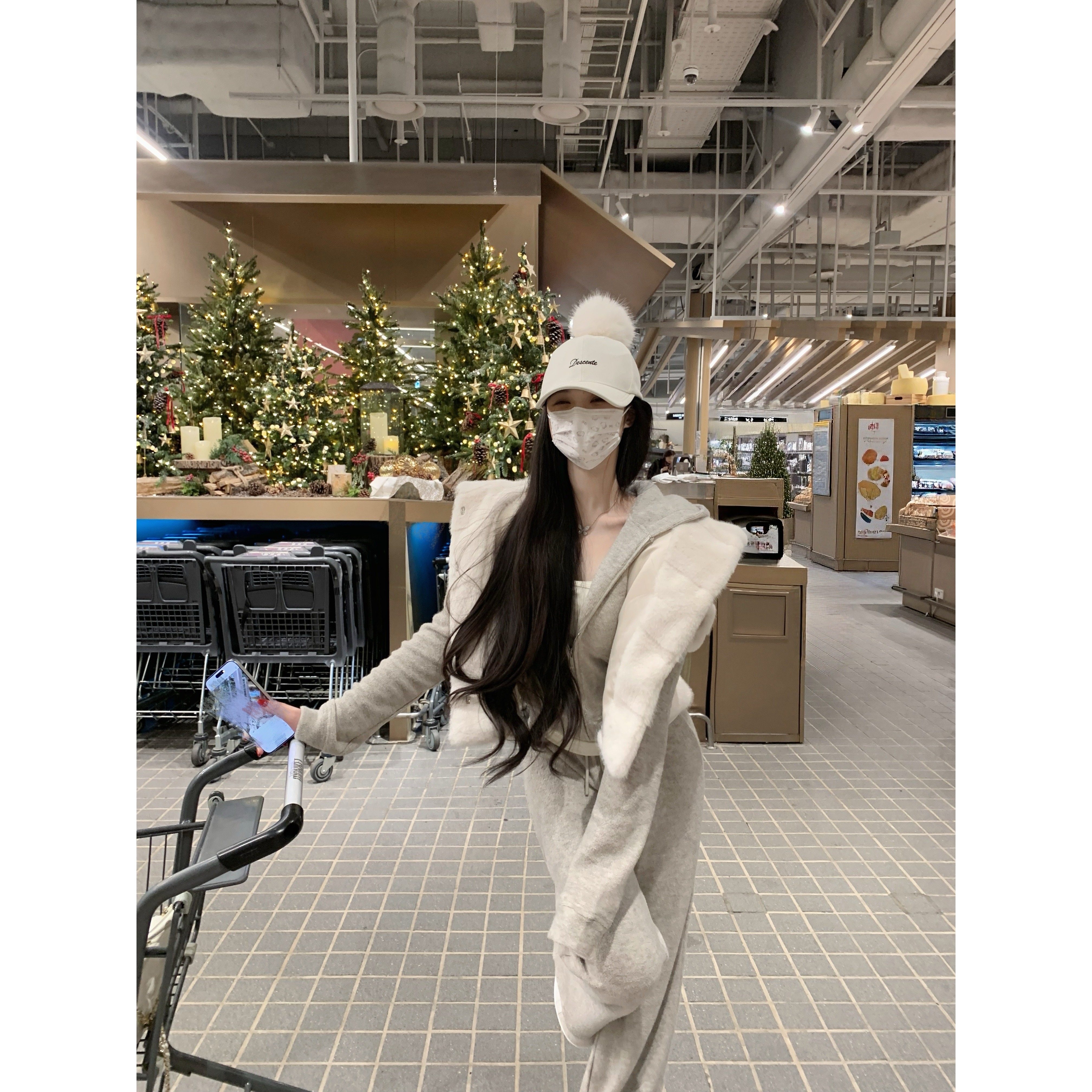 POET WONG【乳酪雪宝】以假乱真 质感超好环保水貂马甲百搭实穿冬