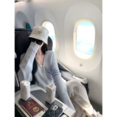 巨巨巨好穿 东京漫步 重磅双层针织外套Tb蓝色毛衣 WONG POET