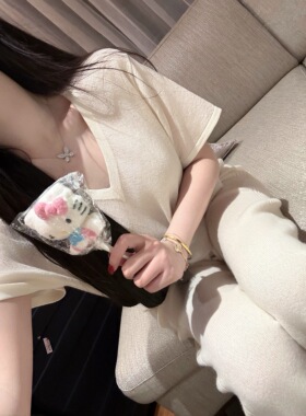 POET WONG【轻松羊毛Tee】巨巨舒适超细羊毛进口机织百搭松弛短袖