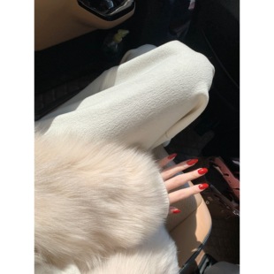 450G羊毛桑蚕丝混纺松弛保暖直筒裤 POET B入 超绝厚乳裤 WONG