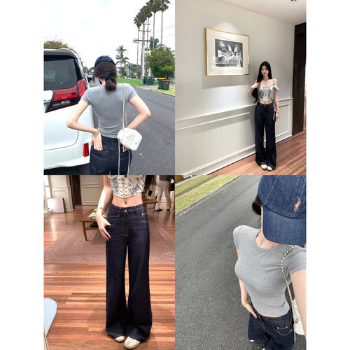 POET WONG【瘦瘦原牛】2.0 莱塞尔天丝棉舒适薄款显瘦直筒牛仔裤