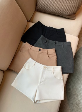 POET WONG【全色自留】巨巨巨好穿!版型赞挺括有型基础短裤显腿细