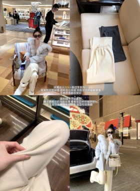 POET WONG【升温裤王】必入!一条过冬含羊绒双面绒感保暖松弛神裤