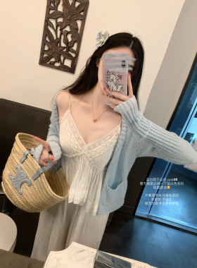 【八折清仓】氧气开衫Ju好穿 柔软不扎羊毛马海毛混纺短开衫外套