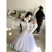 POET 单条10米用纱垂感重工双层半身长裙 仙女裙 WONG 梦中情纱