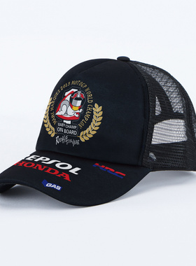 马奎斯机车帽子93号摩托车队motogp棒球帽户外赛车迷俱乐部活动帽