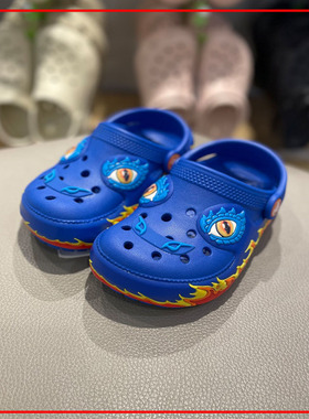 韩国代购Crocs卡骆驰 儿童防水恐龙沙滩防滑洞洞鞋运动拖鞋212510