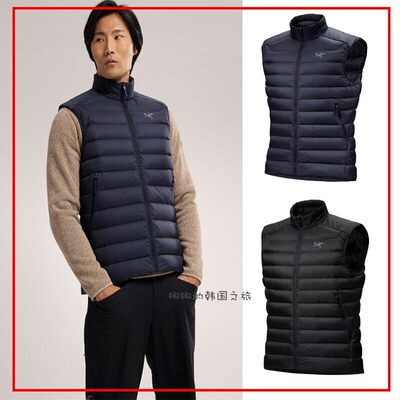 ARCTERYX/始祖鸟韩国代购23秋冬男CERIUM VEST轻质羽绒服鹅绒背心